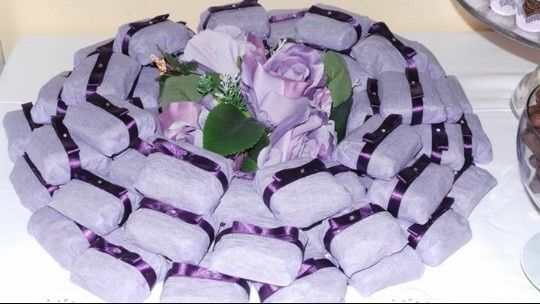 Meu casamento nas cores roxo e creme - 5