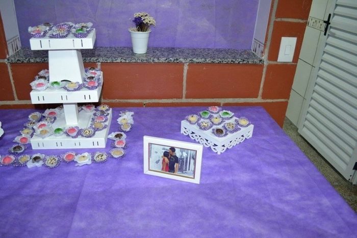 Continuação da mesa de doces