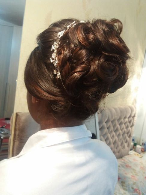 Meu teste de make e penteado - 2