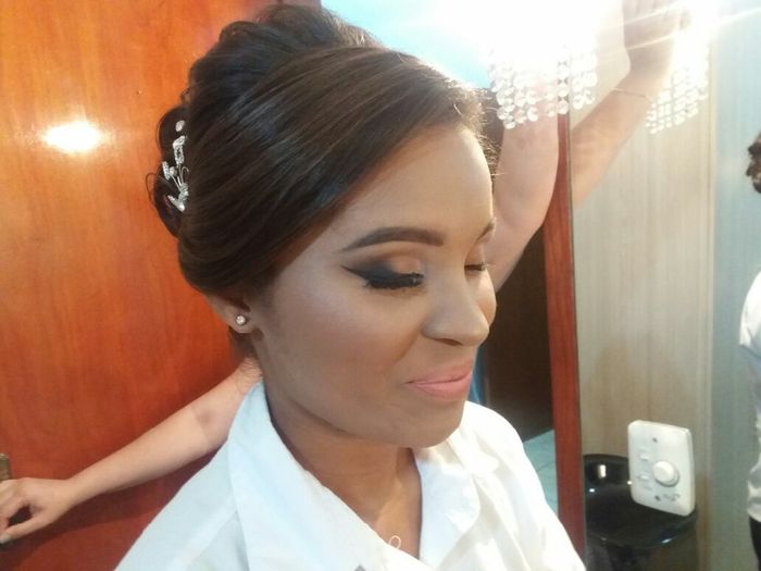 Meu teste de make e penteado - 3