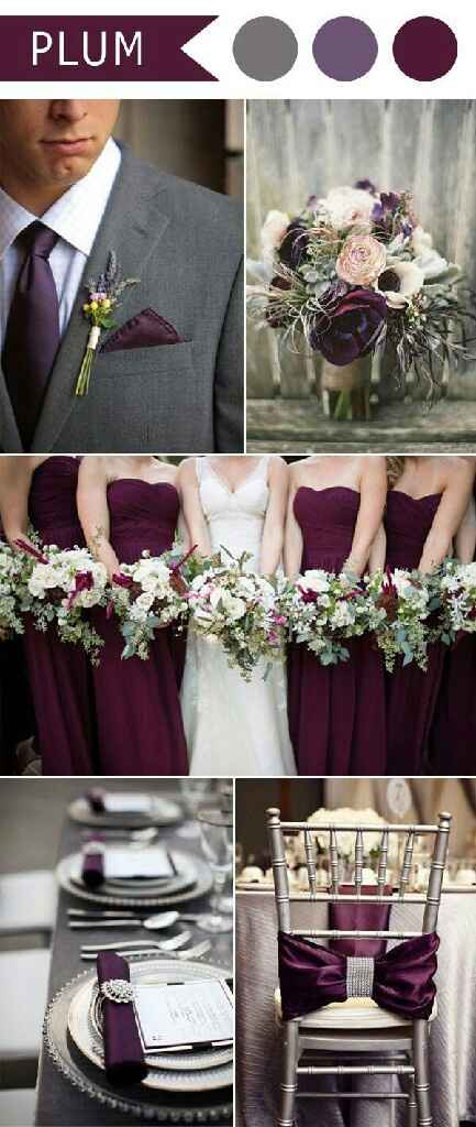 Qual dessas cores seria a cor dos vestidos das suas madrinhas? - 1