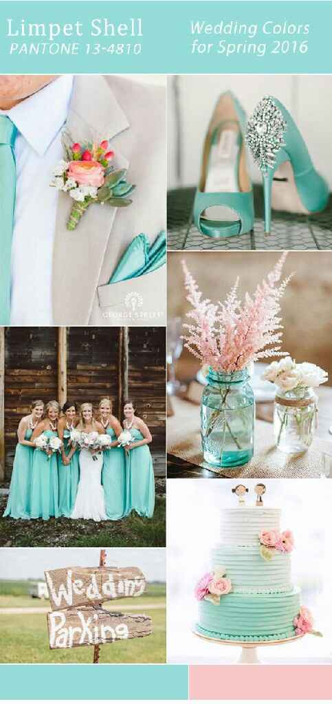 Qual dessas cores seria a cor dos vestidos das suas madrinhas? - 1