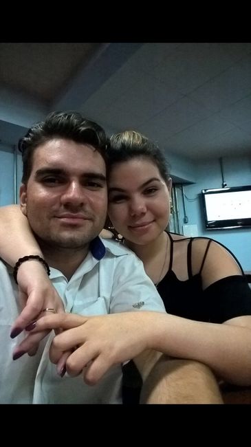 Primeira foto com o amor - 1