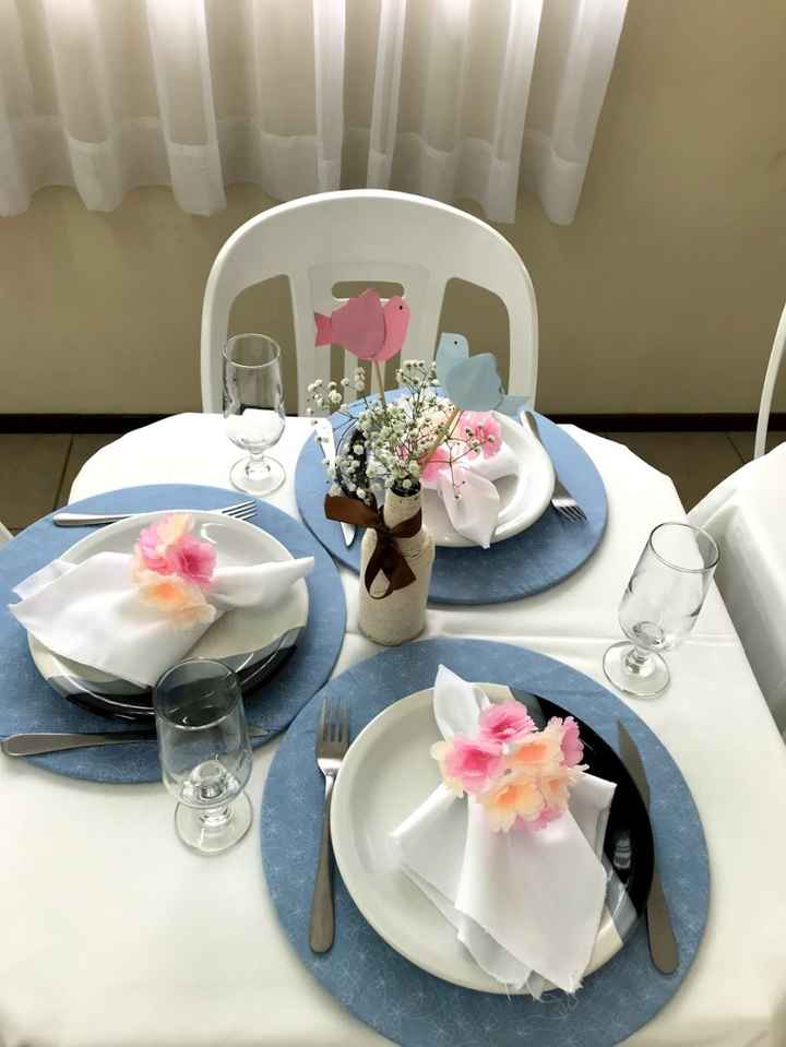Decoração das Mesas