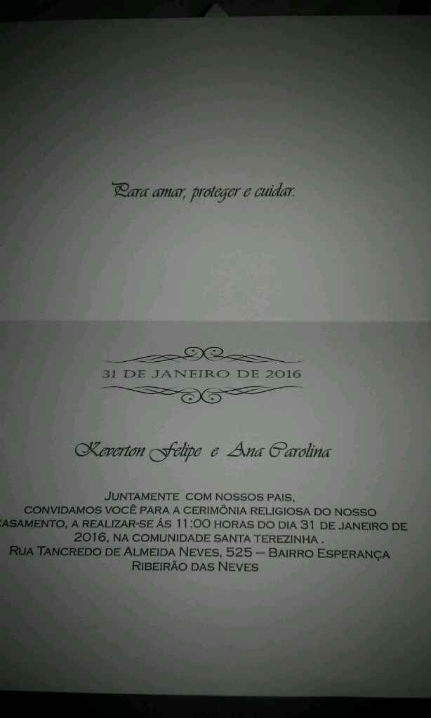 Os convites ficaram prontos *-* - 2