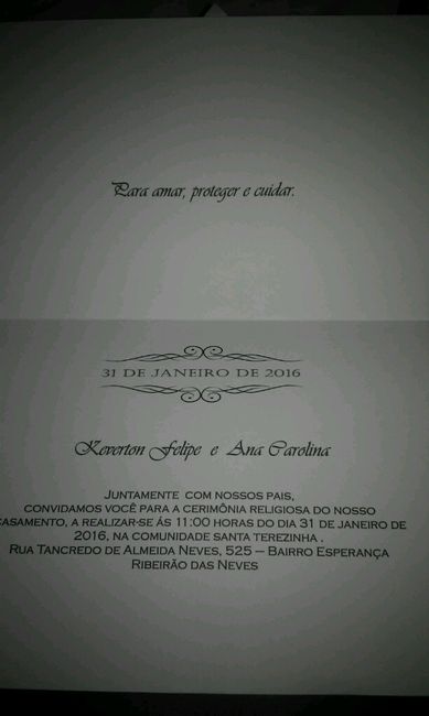 Os convites ficaram prontos *-* - 2