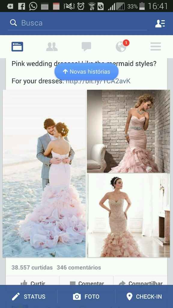 Vestido cor de rosa - 1