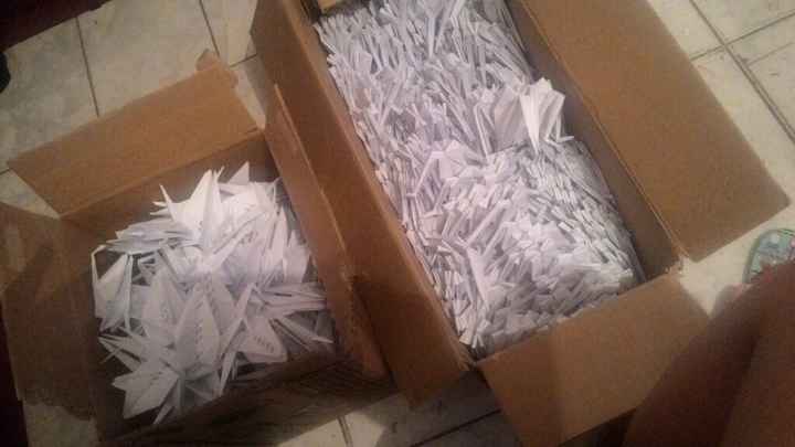 1000 tsurus - terminei!!! - 1