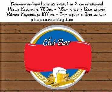 Artes para chá bar