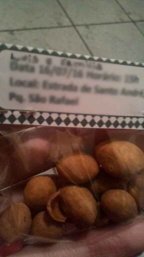 Produção dos meus convites de chá bar - 4