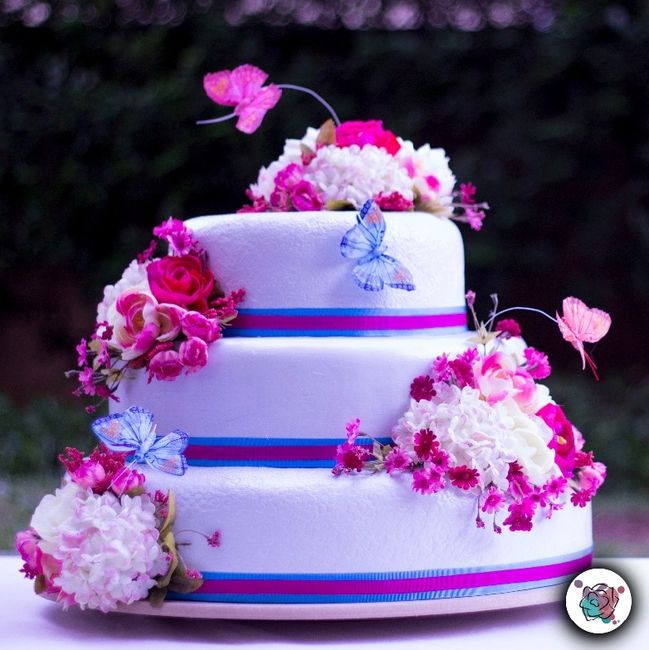 Flores com cores vivas