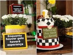 Decoração chá bar
