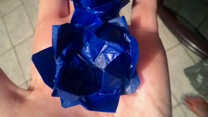 Forminhas para doces - diy, flor de lótus em origami - 5