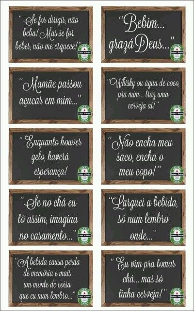 Inspiração - Placas