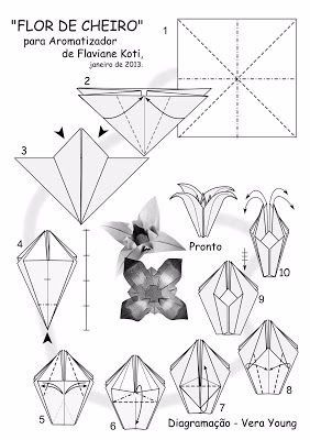 Flor origami