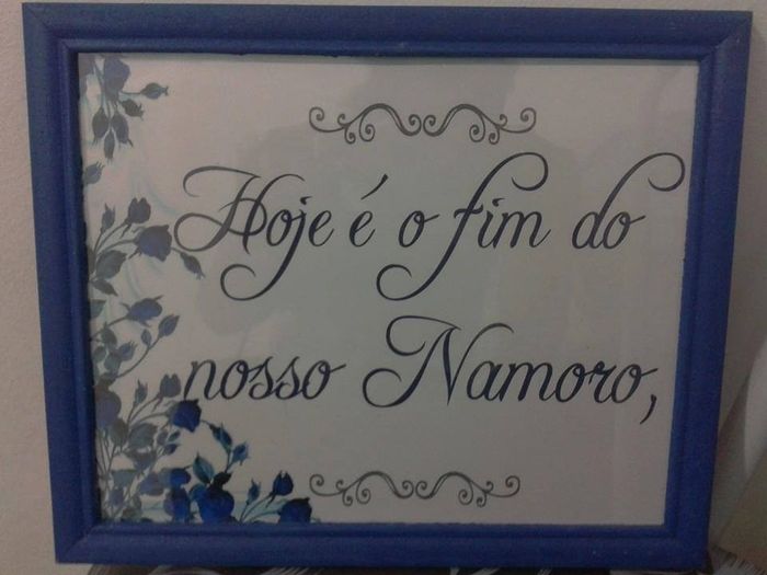   Decoração com azul