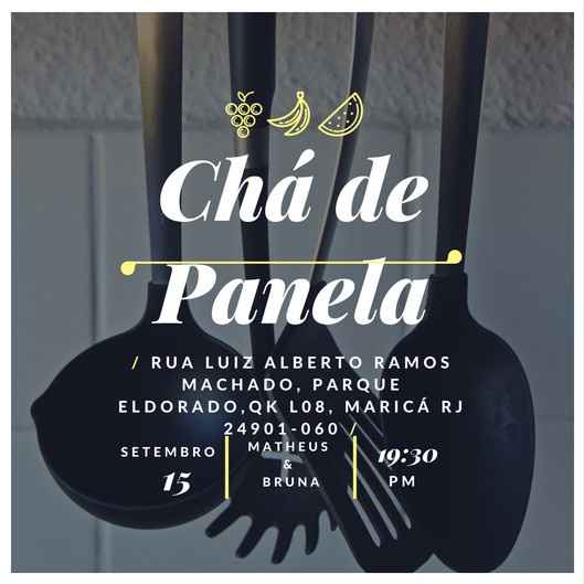 Chá de panela? Falta pouco 😂😂 - 1
