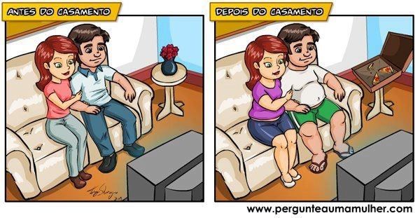Vida de solteiro x Casados