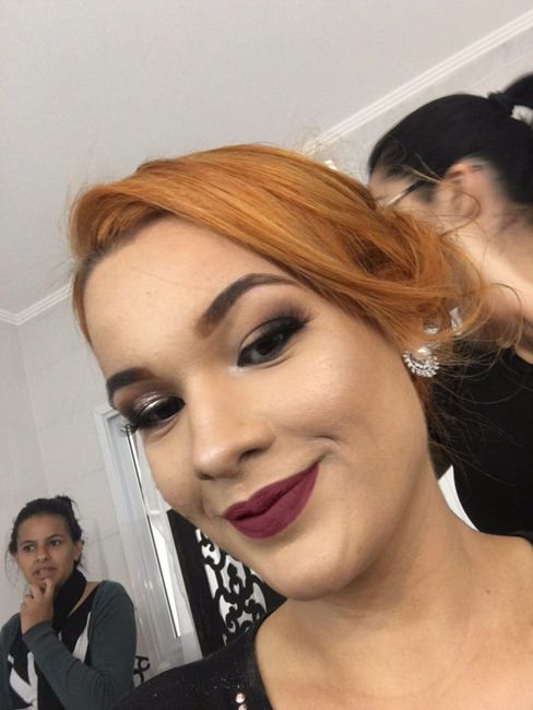 Minha prova de make e cabelo ! ❤️ 12
