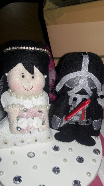 Topo de bolo - star wars - 2
