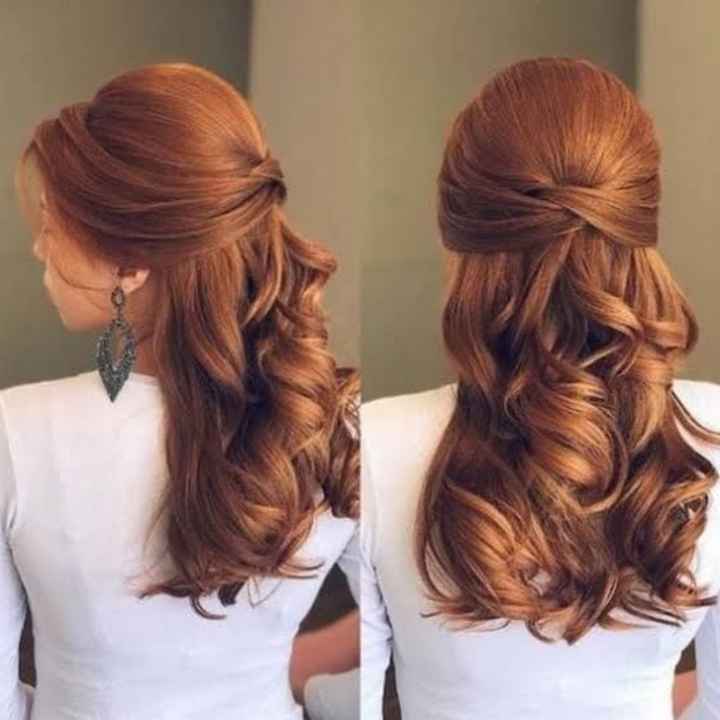 Penteado para noiva cabelo media - 1