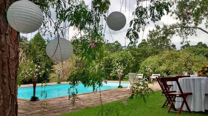 Vista da piscina