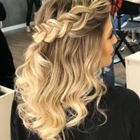 Penteado para noiva cabelo media - 1