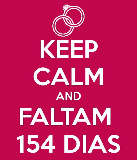 Faltam 154 Dias Haja Coração