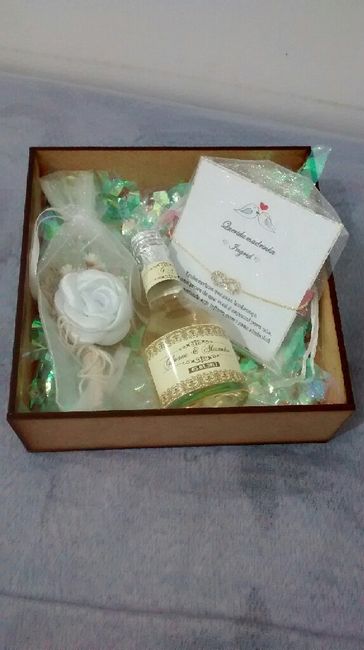 Convite de padrinhos x lembrancinha de padrinhos - 1