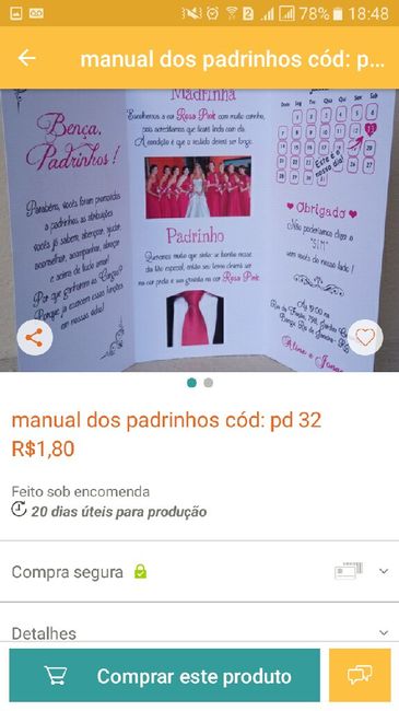 Preciso de ajuda! manual dos padrinhos - 1