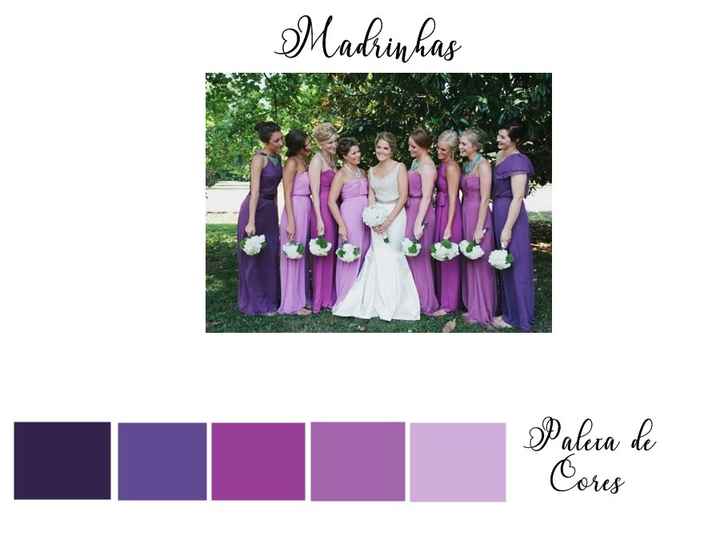 Madrinhas de best sale lavanda