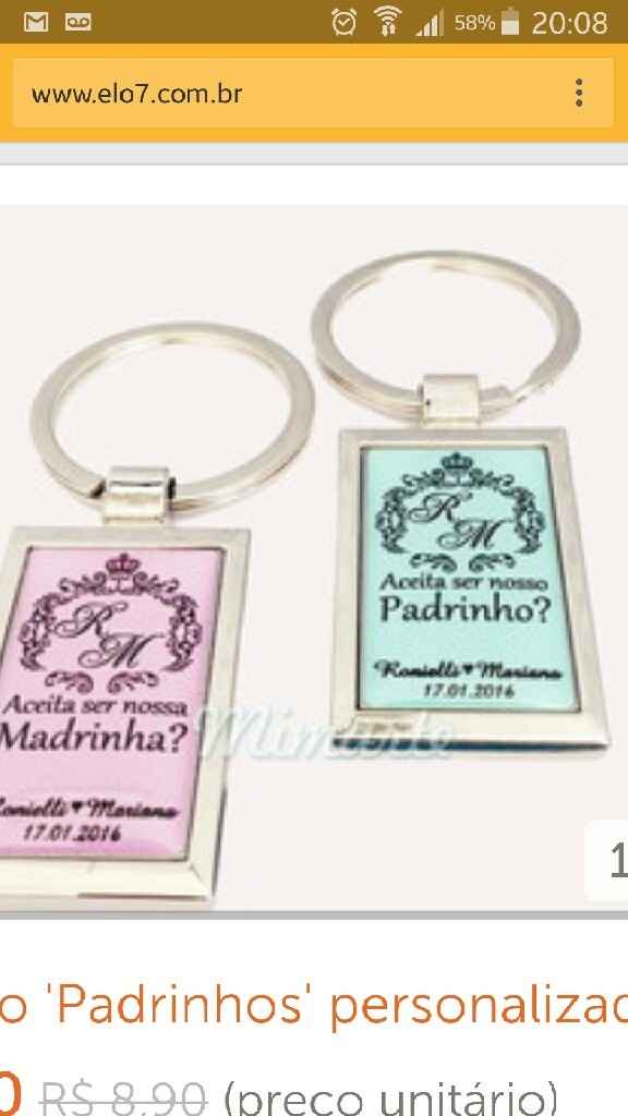 Convite dos padrinhos - 1
