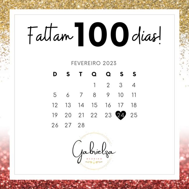 Faltam 100 dias! 1