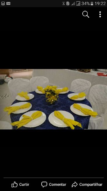 Decoração Azul e Amarelo - 1