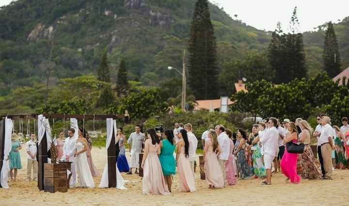  Casamento na Praia em pé - 1