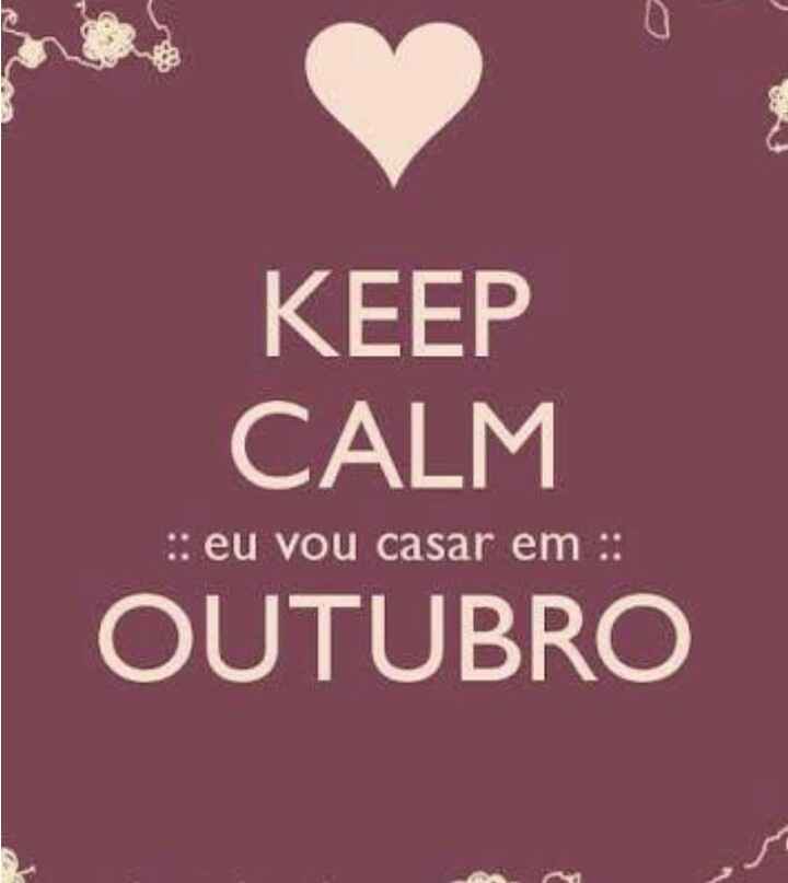 Noivinhas de Outubro #2018 - 1