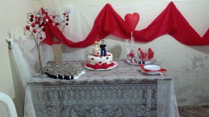 Mesa enfeitada