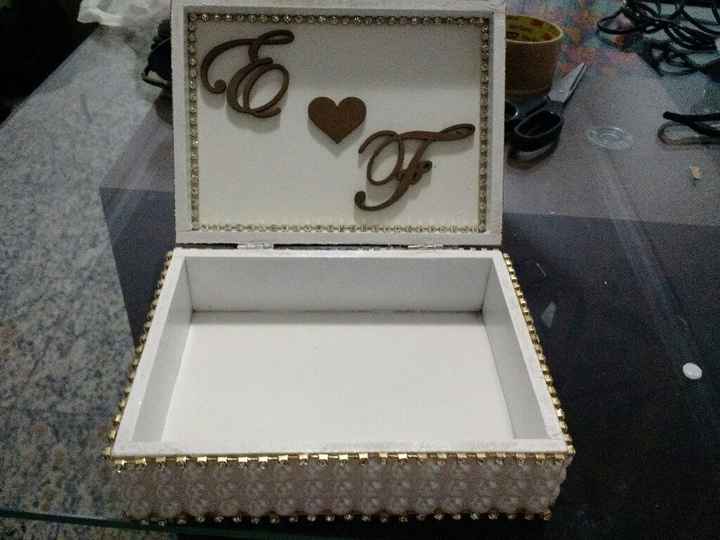 Porta aliança em mdf  -diy - 1