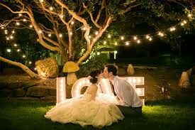 Casamento ao ar livre a noite 18