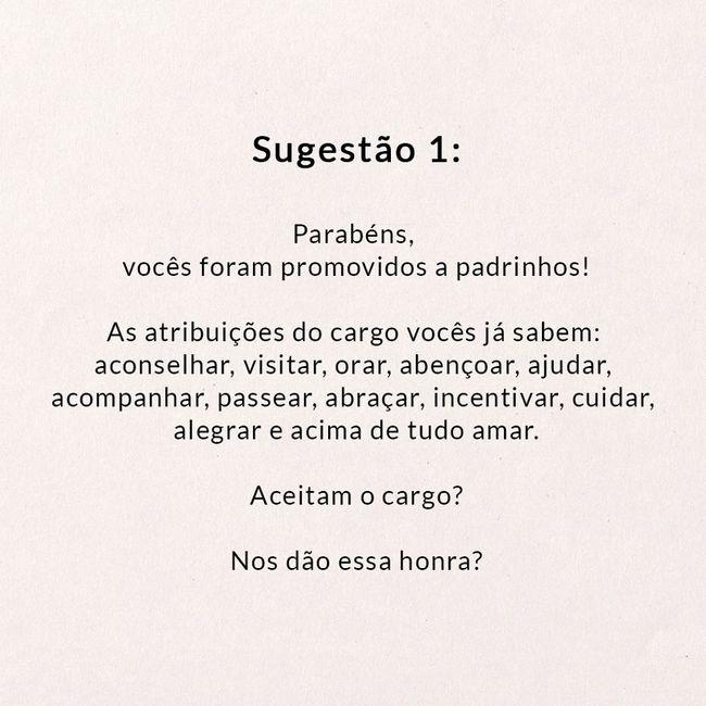 Ideias pra convite dos padrinhos 💖💓💍 - 2