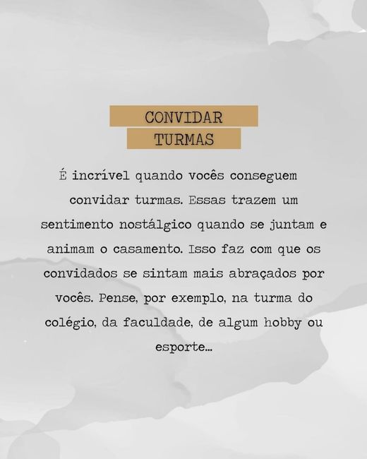 Vai montar a lista de convidados? Então agora que começa a luta .... Vai aqui algumas dicas maravigold! 3