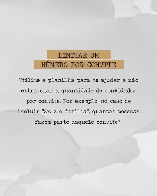 Vai montar a lista de convidados? Então agora que começa a luta .... Vai aqui algumas dicas maravigold! 5