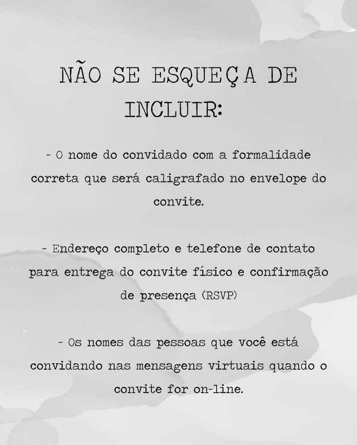 Vai montar a lista de convidados? Então agora que começa a luta .... Vai aqui algumas dicas maravigo