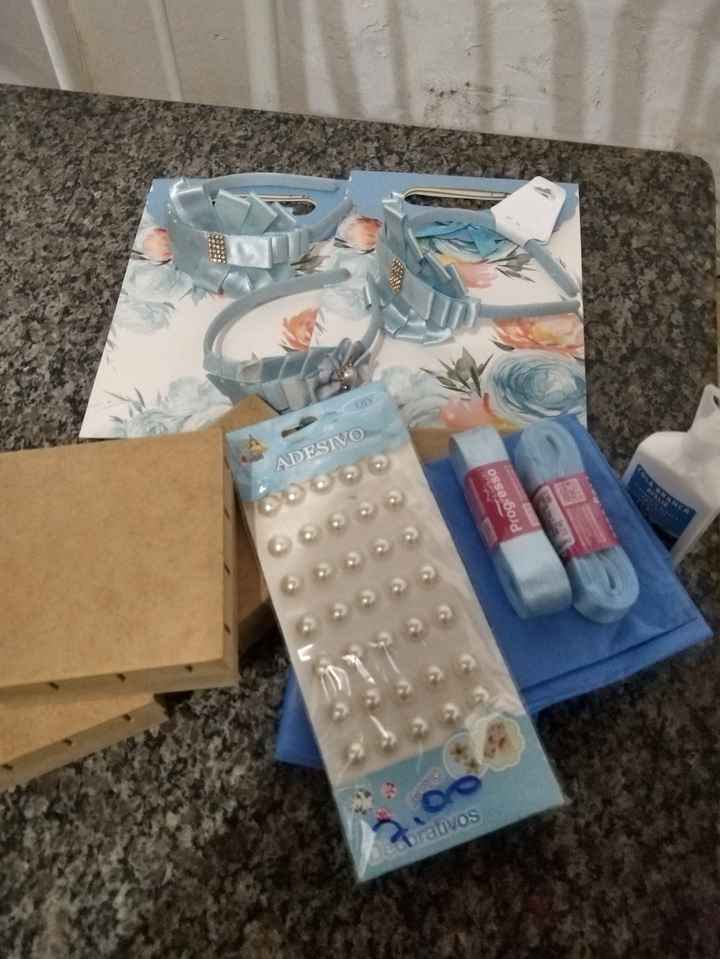 Liguei o modo artesã! Confecção das caixas dos padrinhos! - 2