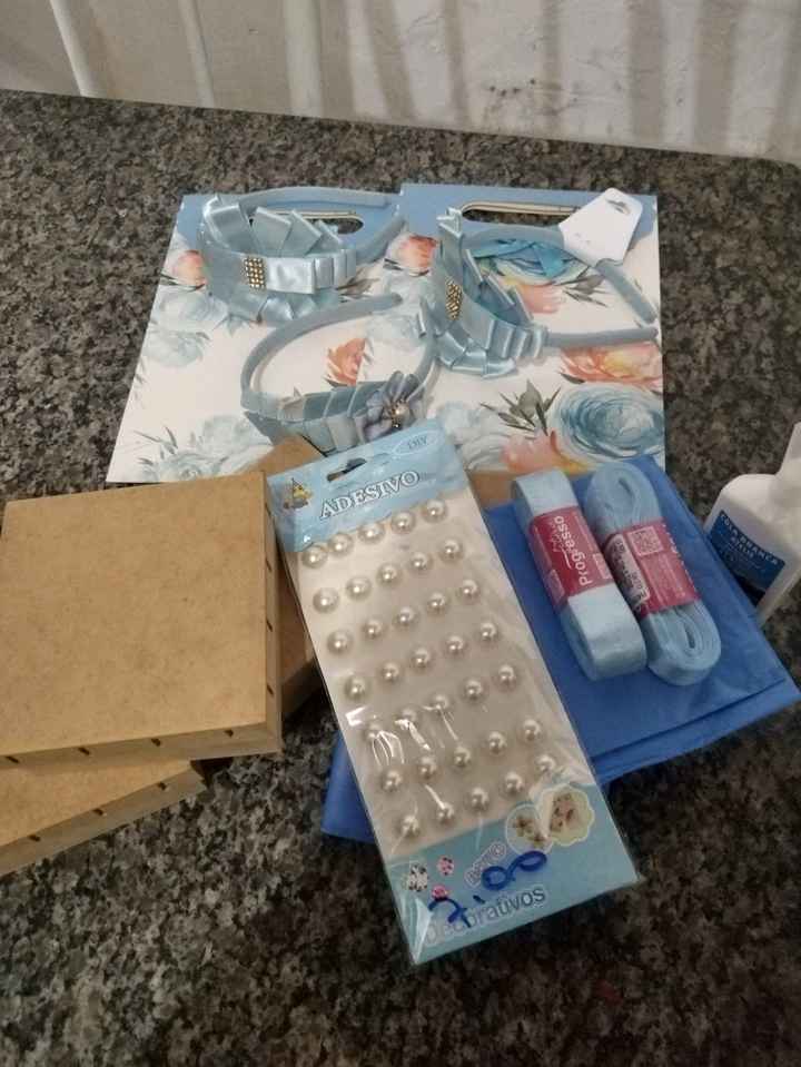 Liguei o modo artesã! Confecção das caixas dos padrinhos! - 3