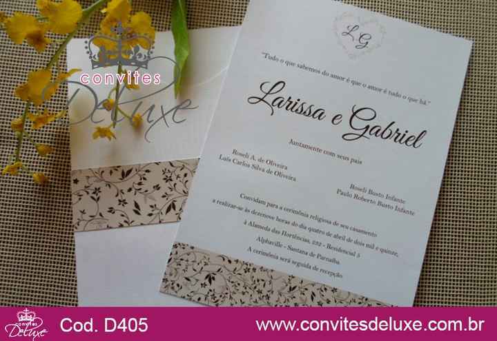 Convites e monogramas - 9
