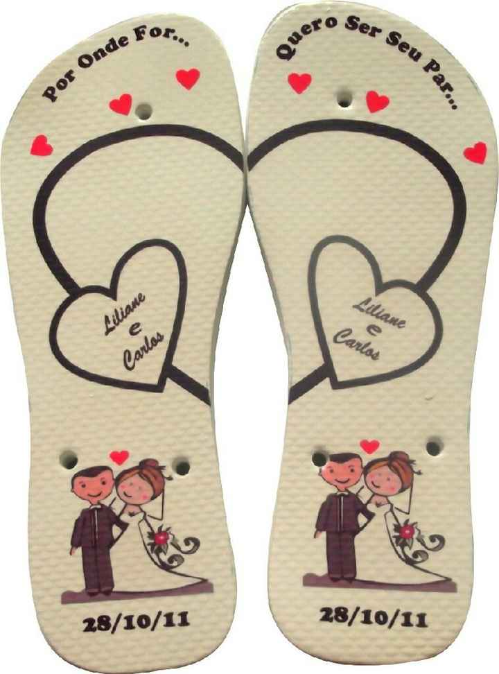 Chinelos personalizados - 1