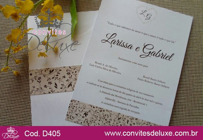 Convites e monogramas - 9
