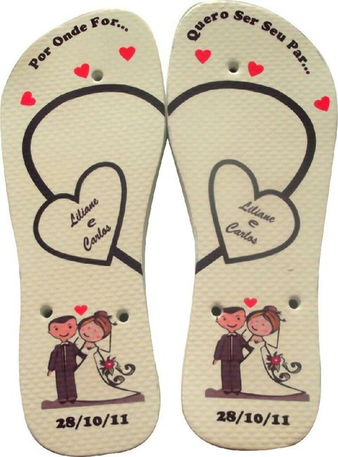Chinelos personalizados - 1