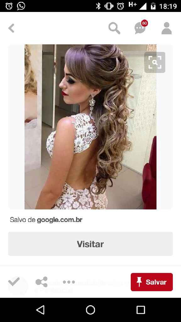 Penteado de Noiva - 1